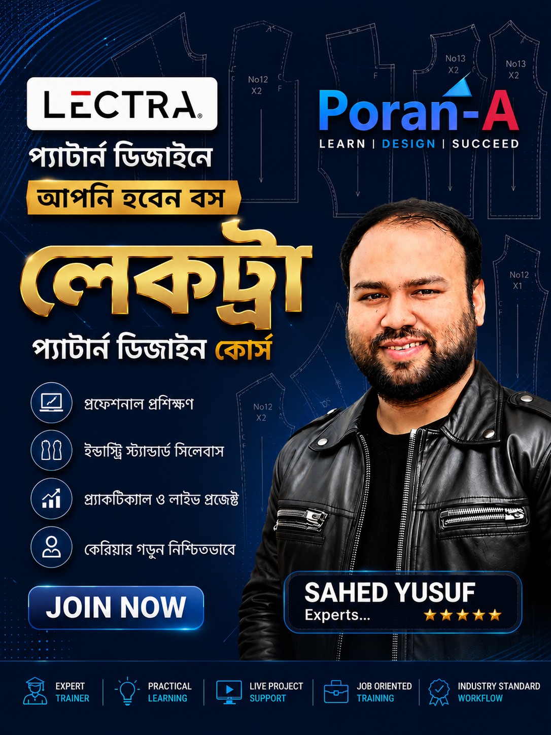 Pattern Making in Lectra (Certified course)