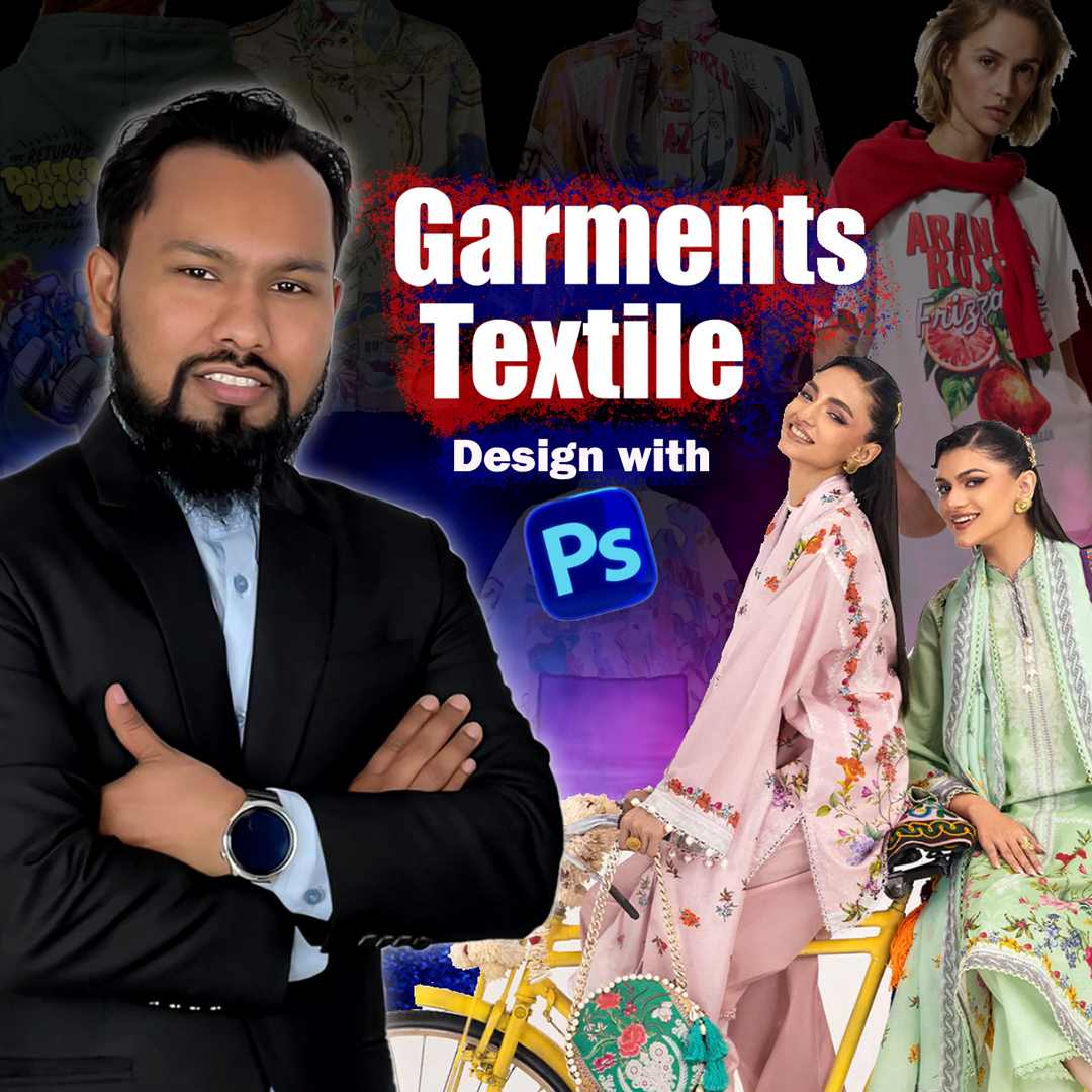 Garments Textile Design with Photoshop (Certified course)